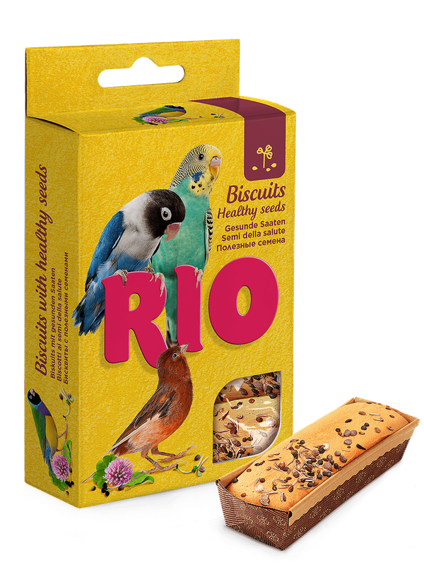 Бисквиты для всех видов птиц с полезными семенами 5х7 гр