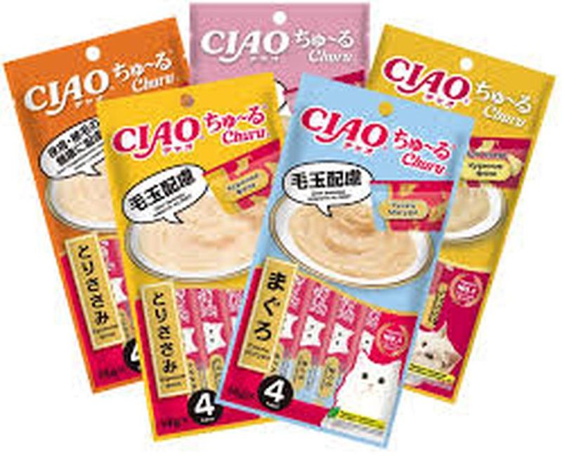 Churu Bee Gohan Лакомство для кошек Пюре в ассортименте 14 гр/шт