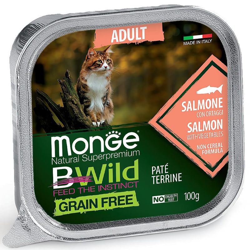 Monge Cat BWild GRAIN FREE Salmon 100 гр