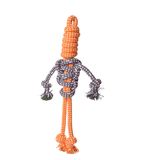 Игрушка для собак "Веревка - пляшущий человечек" оранжевая 260 мм