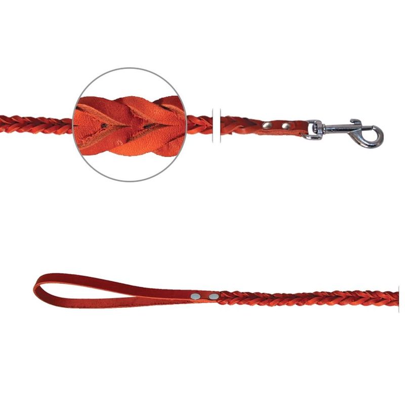 Поводок "Коса" кожа 1 х 110 см