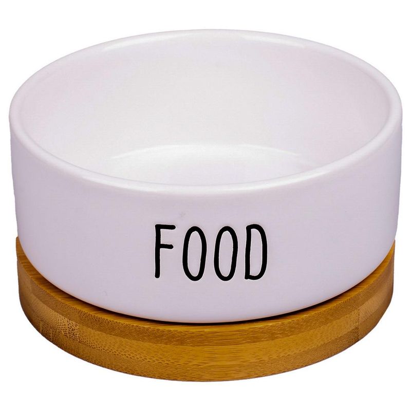 Миска керамическая Food белая 340 мл