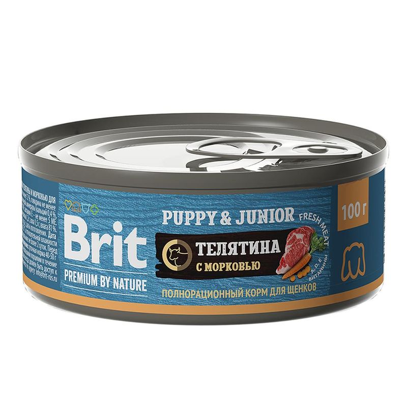 Brit Premium by Nature Puppy & Junior Veal & Carrot 100 гр