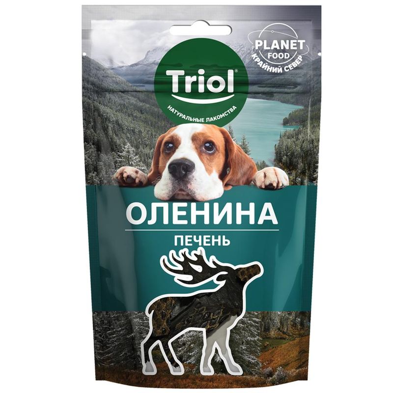 Лакомство для собак "Печень оленя" 50 гр