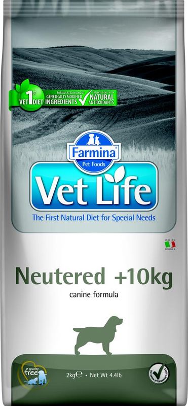 Vet Life Dog Neutered +10kg 2 кг