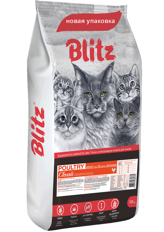 Blitz Classic Poultry Adult Cat 2 кг