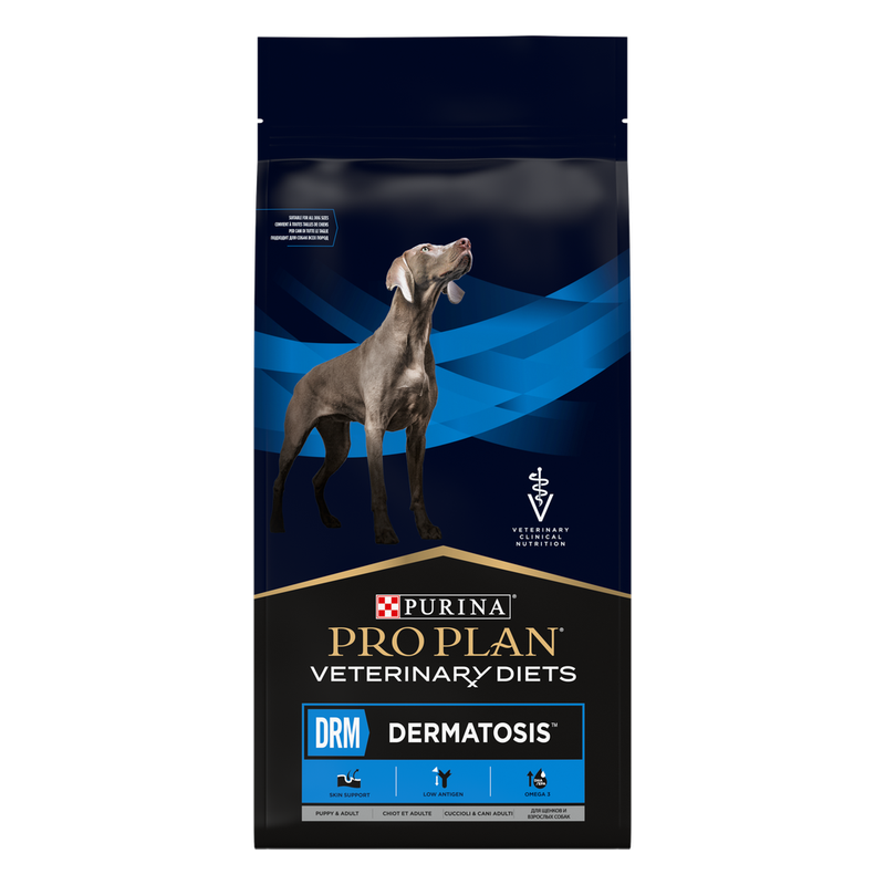 Purina Pro Plan Veterinary Diets DRM Dermatosis for Dog 1,5 кг