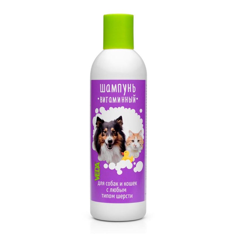 Витаминный шампунь для собак и кошек 220 мл