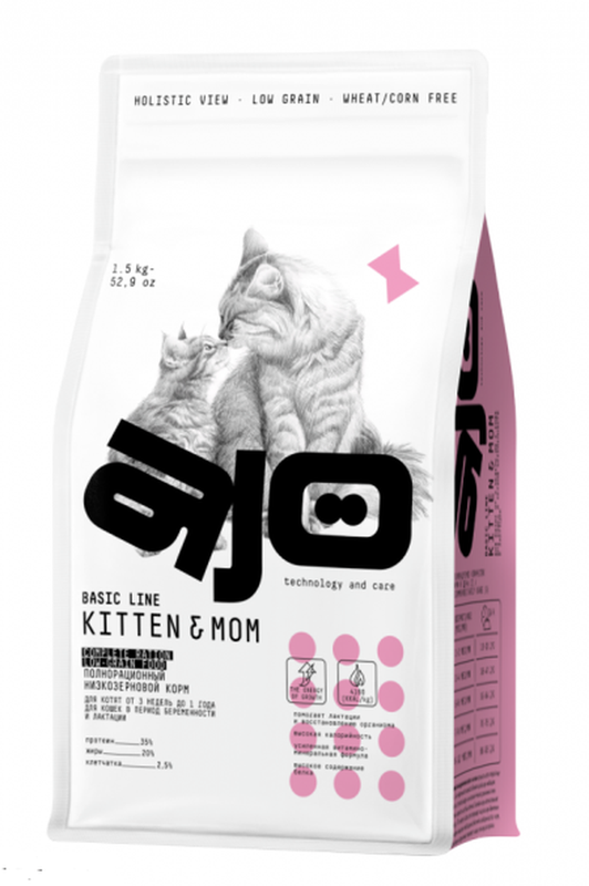 BASIC LINE KITTEN & MOM 1,5 кг