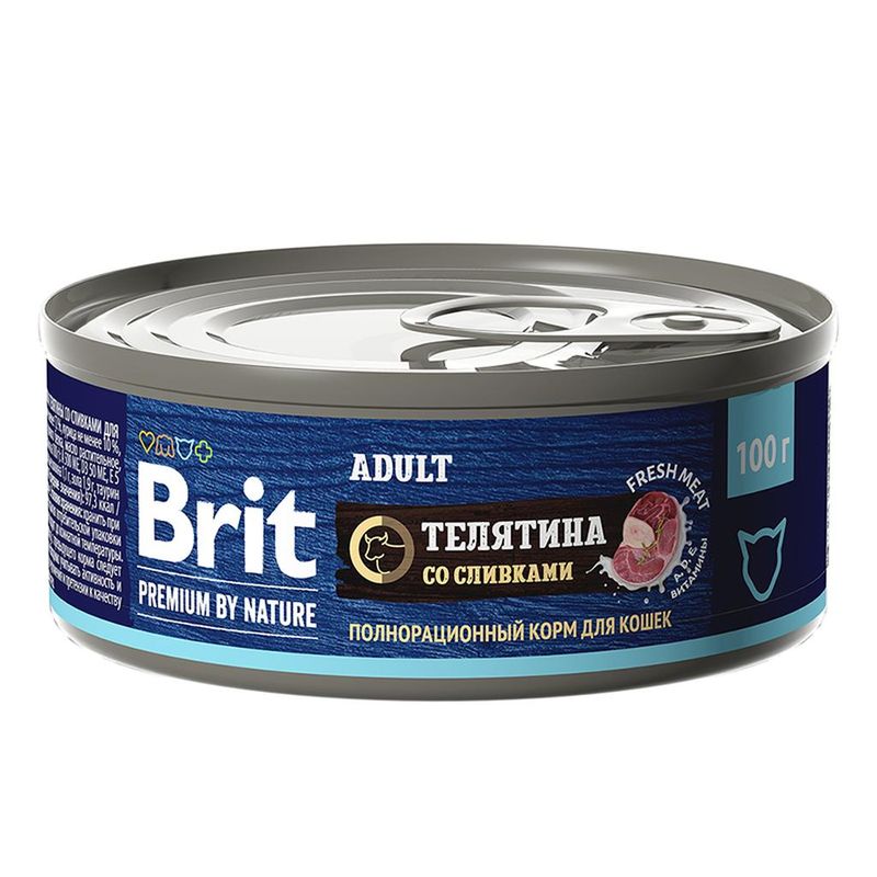 Brit Premium by Nature Adult Veal 100 гр