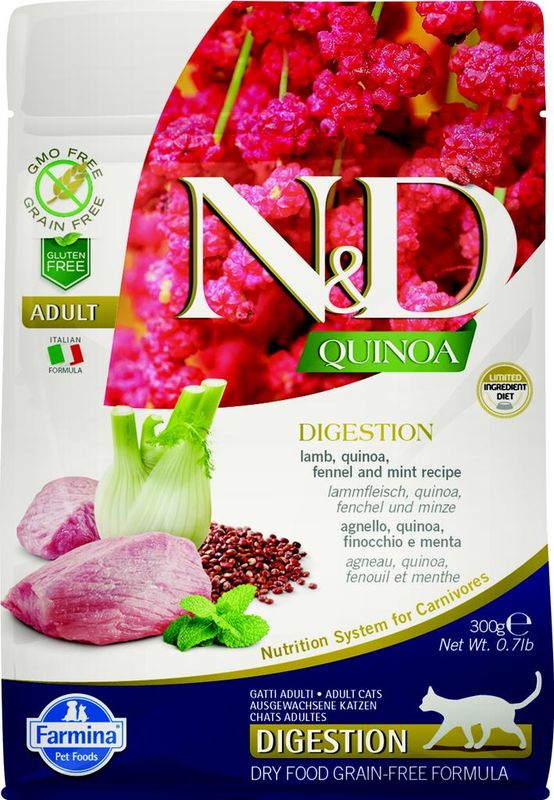Cat Quinoa Digestion Lamb 300 гр