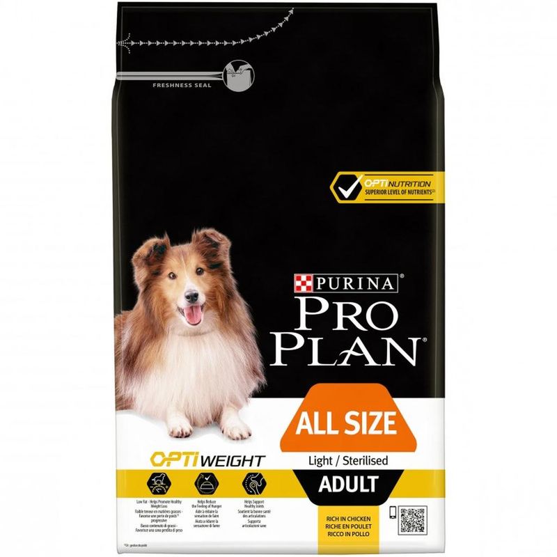 Purina Pro Plan Dog All Sizes Adult Light / Sterilised OPTIWEIGHT 3 кг