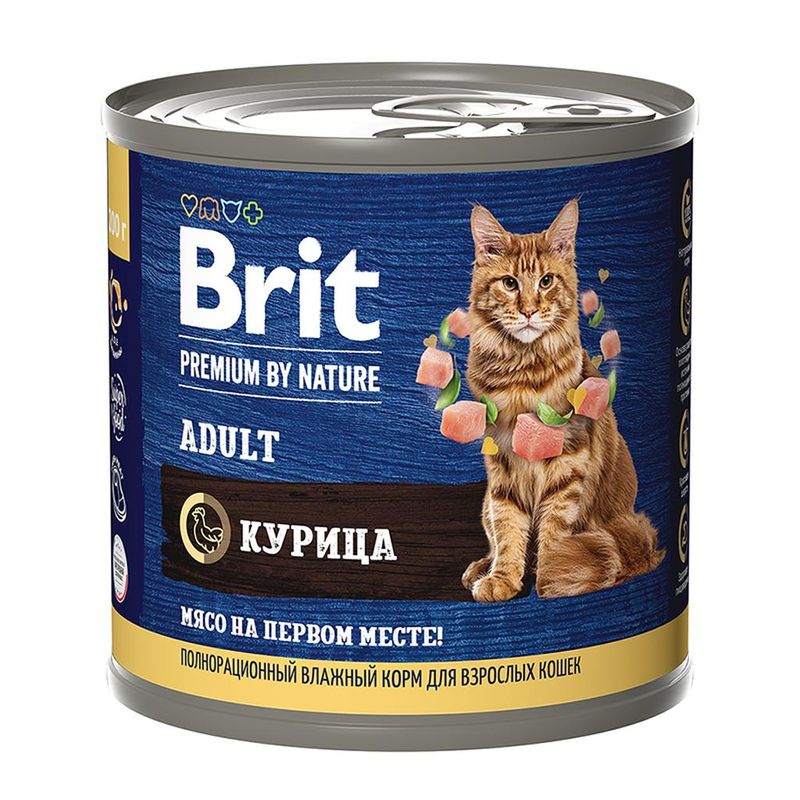 Brit Premium by Nature Adult Chicken 200 гр