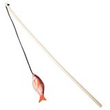 Игрушка-дразнилка для кошек "Красноперка" 7,5 / 40 см