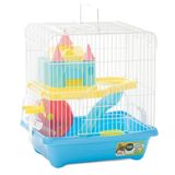 Клетка для мелких животных, эмаль, голубая 278*205*310 мм