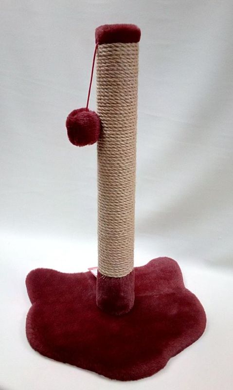 Когтеточка-столбик, Кот 33 х 35 х 54 см розовый