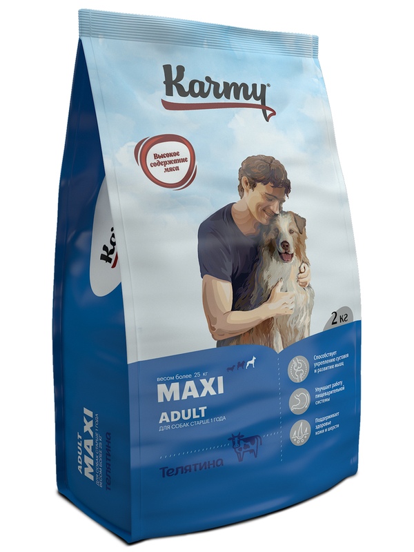KARMY MAXI ADULT with Veal 2 кг