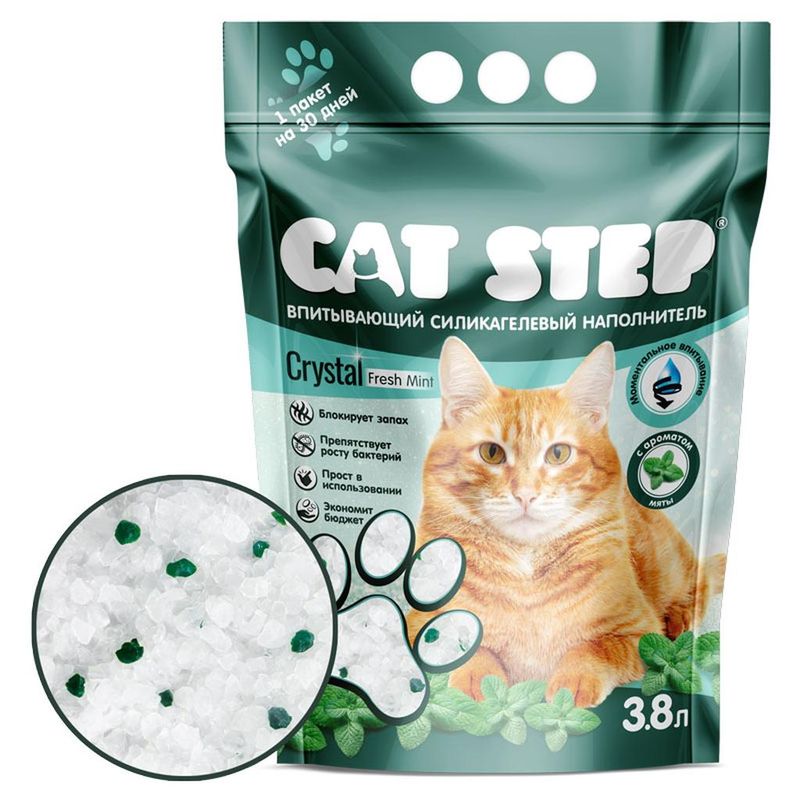 CAT STEP Crystal Fresh Mint 3,8 л
