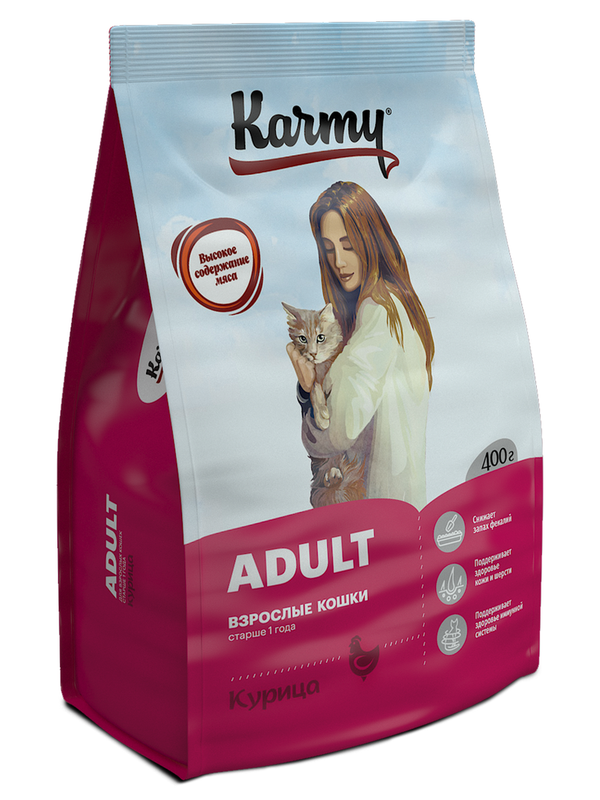 KARMY Эдалт Курица 400 г (24)