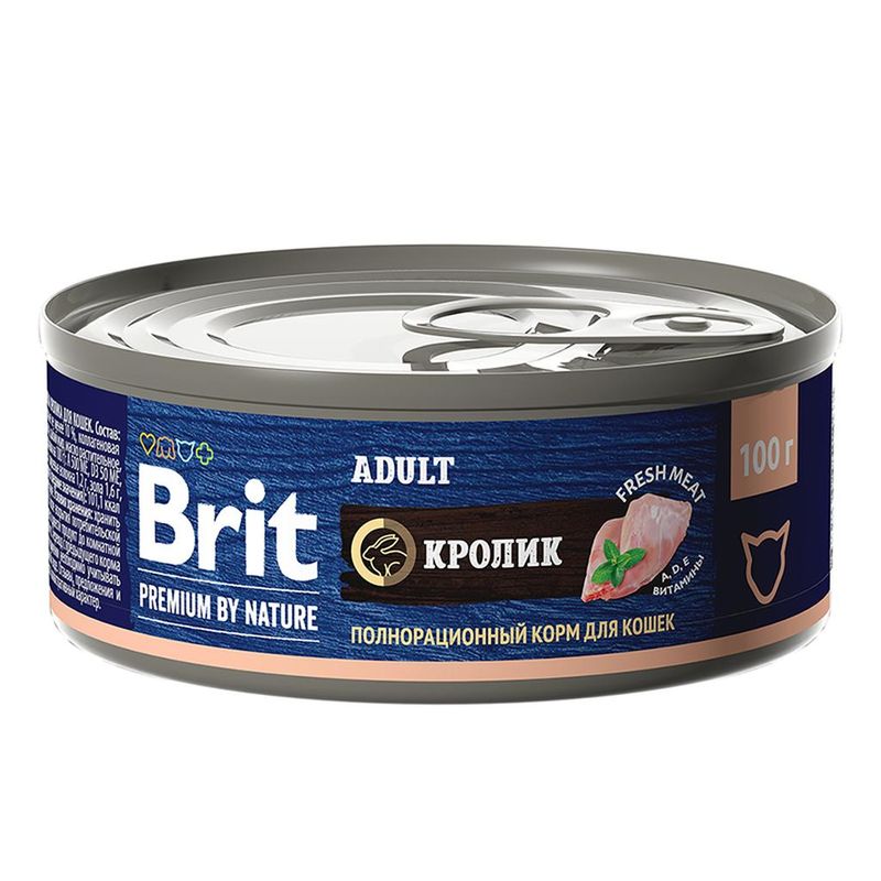 Brit Premium by Nature Adult Rabbit 100 гр