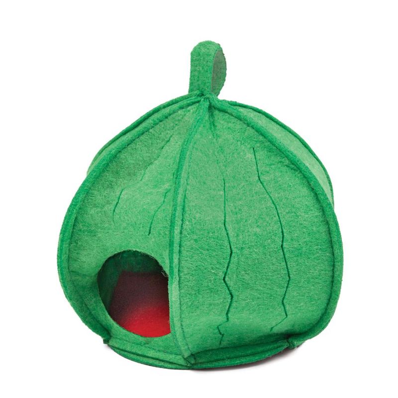 Домик для мелких животных из войлока "Арбуз" 14 х 12 х 12 см