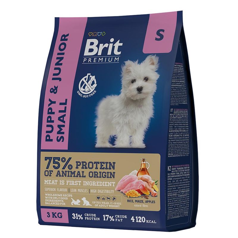 Brit Premium Dog Puppy and Junior Small 3 кг