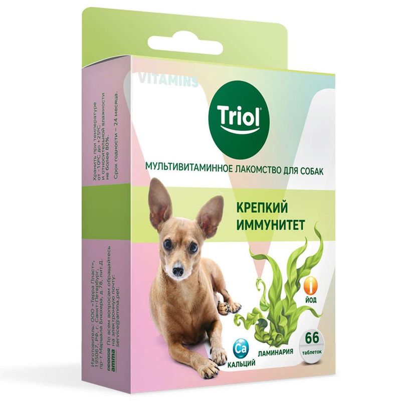 Мультивитаминное лакомство для собак "Крепкий иммунитет" 33 гр