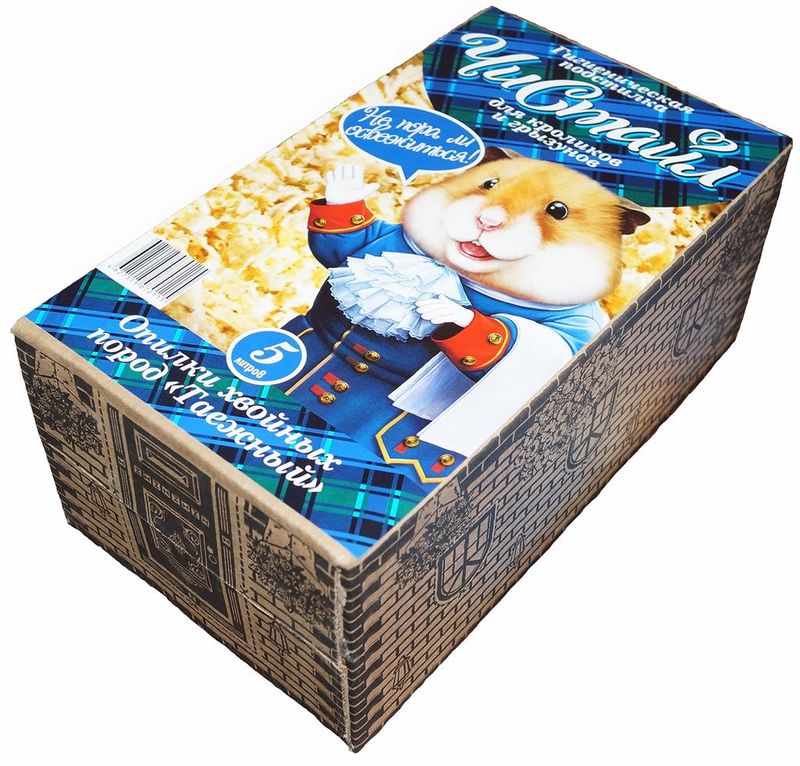 Опилки, гигиеническая подстилка для грызунов 3 л (0,5 кг)