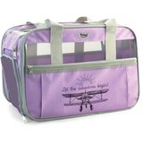 Сумка-переноска для животных "Техно", сиреневая 40 х 25 х 28 см