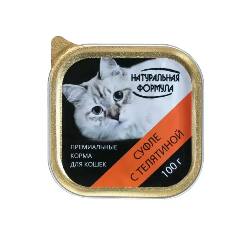 Суфле д/кошек ламистер, телятина 100 гр