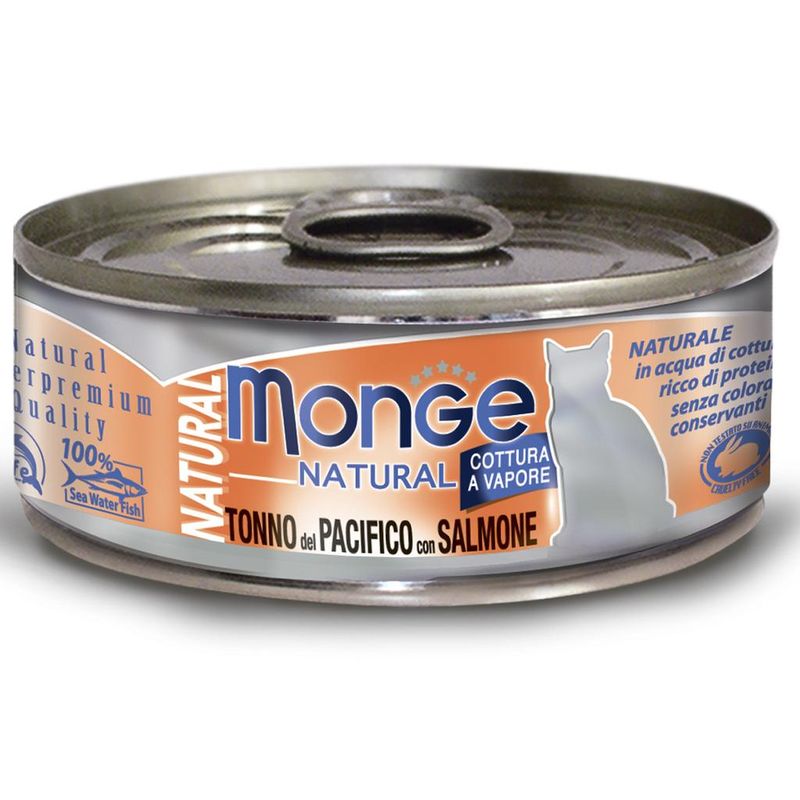 Monge Cat Natural Yellowfin Tuna with Salmon 80 гр