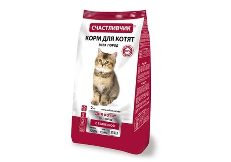 Корм для котят с индейкой 2 кг