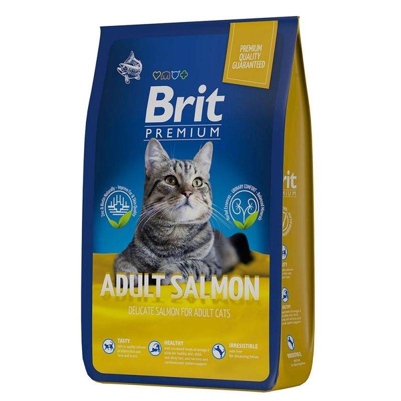 Brit Premium Cat Adult Salmon 400 гр