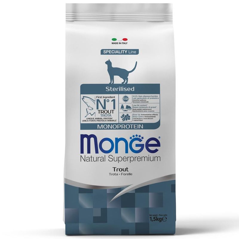 Monge Monoprotein Sterilised Trout 0,4 кг