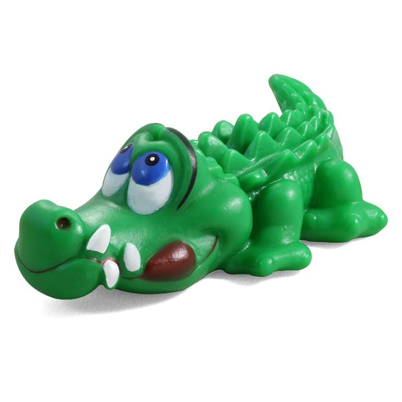 Игрушка для собак "Крокодил зеленый" 14 см