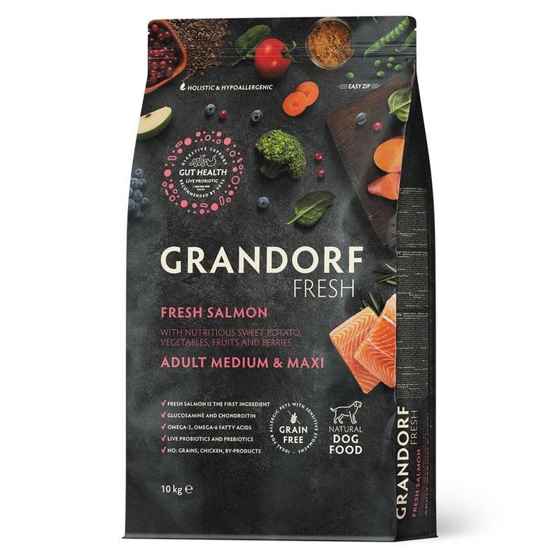 Med&Maxi Salmon&Sweet Potato 3 кг