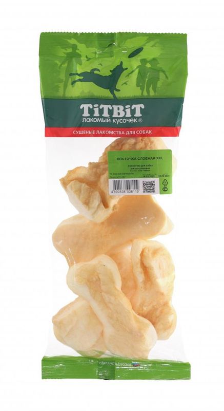 Косточка слоеная XXL, мягкая упаковка 55 гр