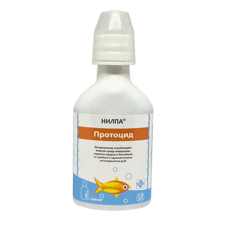 Кондиционер для воды в пресноводном и морском аквариуме Протоцид 50 мл