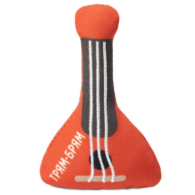 Игрушка для кошек "Балалайка" мягкая 10 см