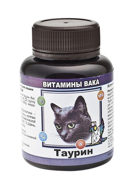 Витамины для кошек с Таурином 80 таб