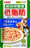 Teishibo, Влажный корм для собак Куриное филе и куриная печень в желе, пауч 80 гр
