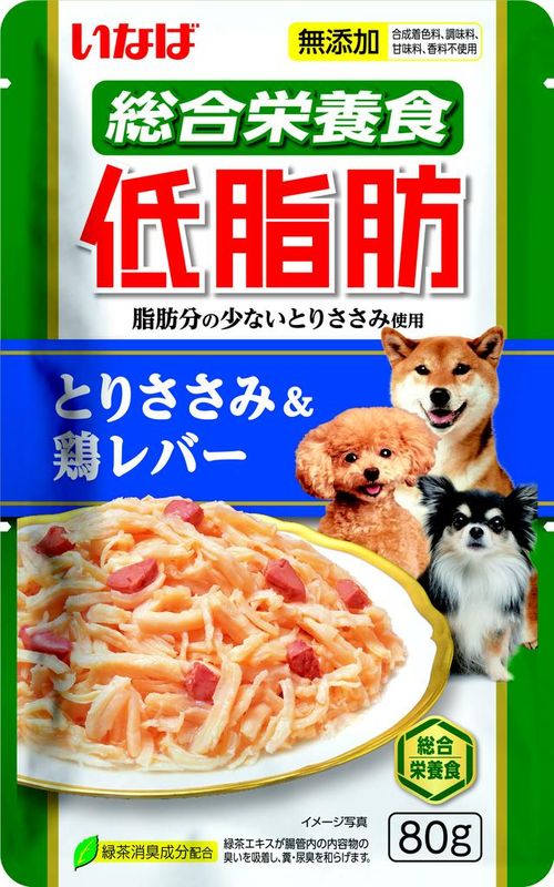 Teishibo, Влажный корм для собак Куриное филе и куриная печень в желе, пауч 80 гр
