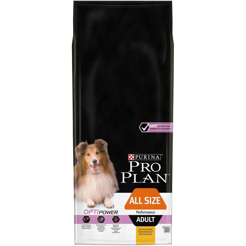 Purina Pro Plan Dog All Sizes Adult Performance with ORTIPOWER 14 кг
