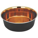 Миска металлическая интерьерная на силиконовой резинке утяжеленная "Гранж" 1,2 л