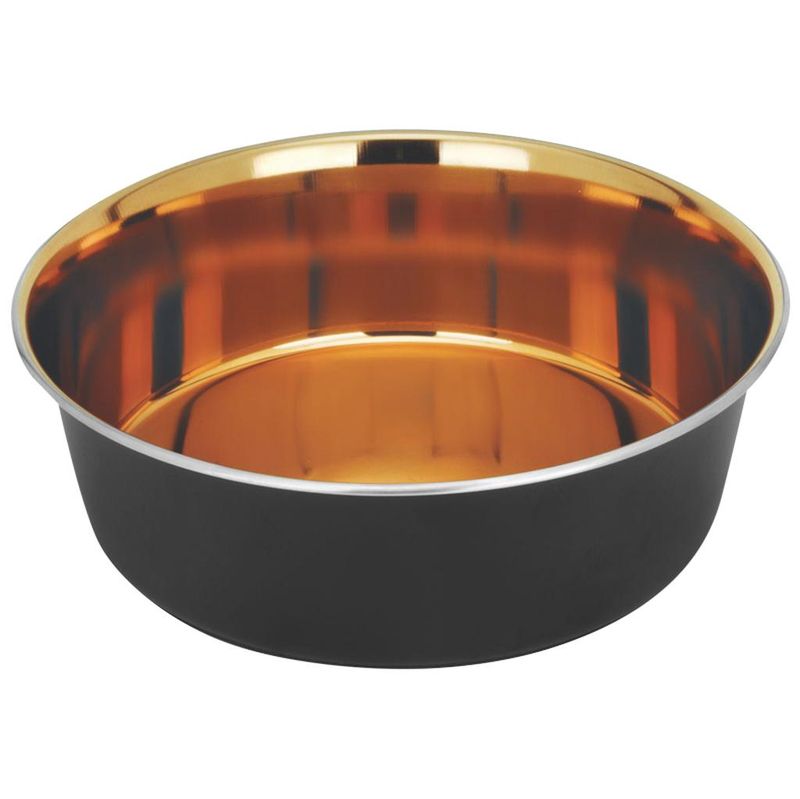 Миска металлическая интерьерная на силиконовой резинке утяжеленная "Гранж" 525 мл