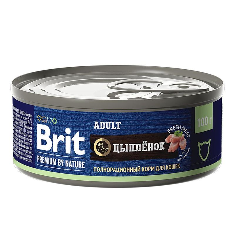 Brit Premium by Nature Adult Chicken 100 гр