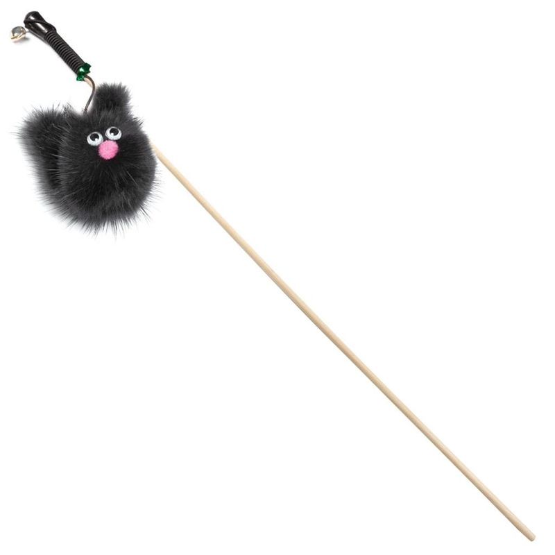 Удочка-дразнилка "Мордашка" для кошек 51 см