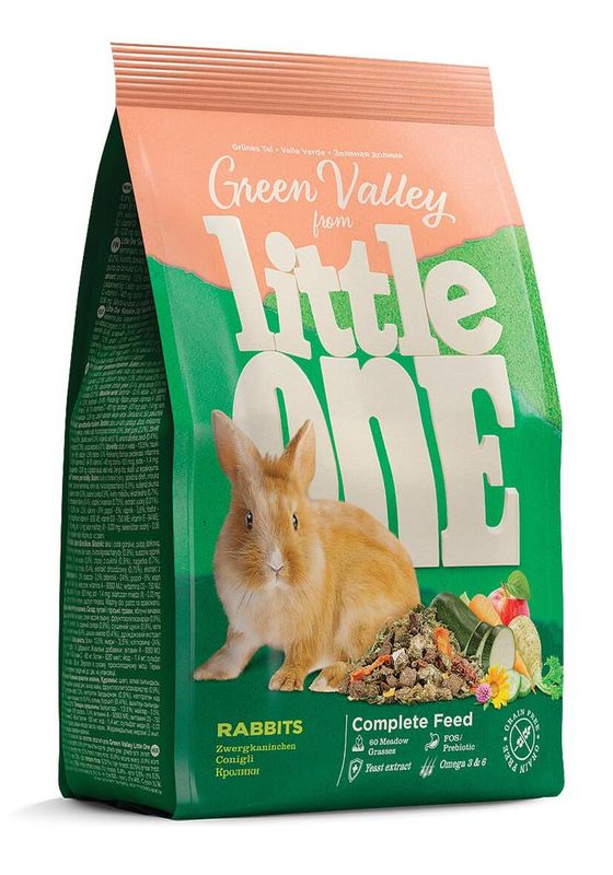 Корм «Зеленая долина» из разнотравья для кроликов 750 гр