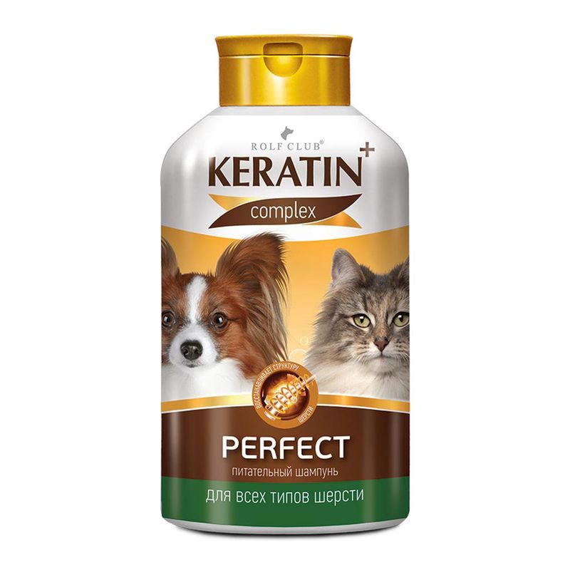 KERATIN+ Perfect шампунь для всех типов шерсти к/с/ 400мл