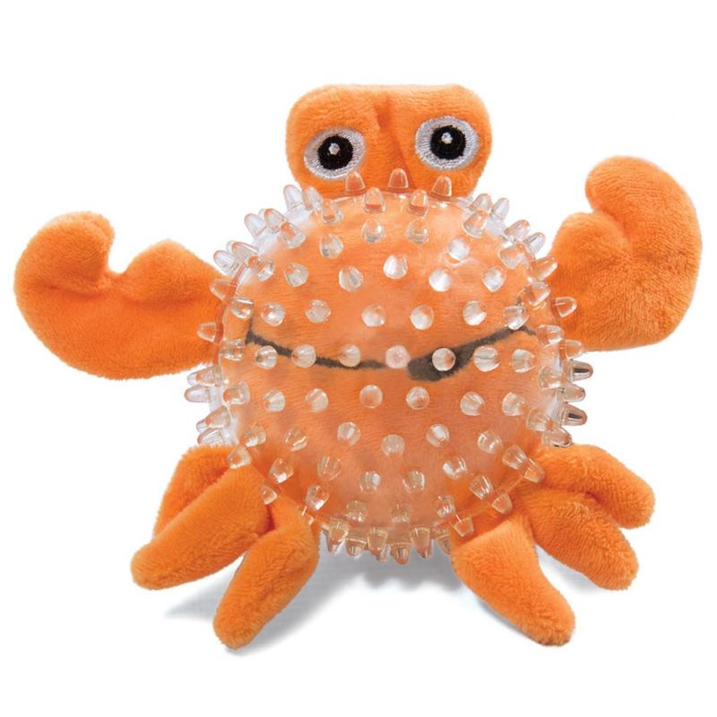 Игрушка для собак мягкая "Краб в броне" d 9 / 14 см